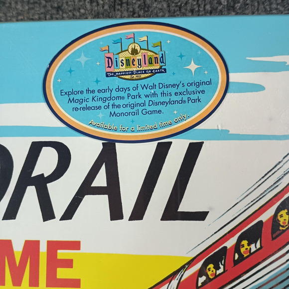Disney Board Game Lot 4 Adventureland Fantasyland Monorail River 2005 SEALED - Picture 3 of 15